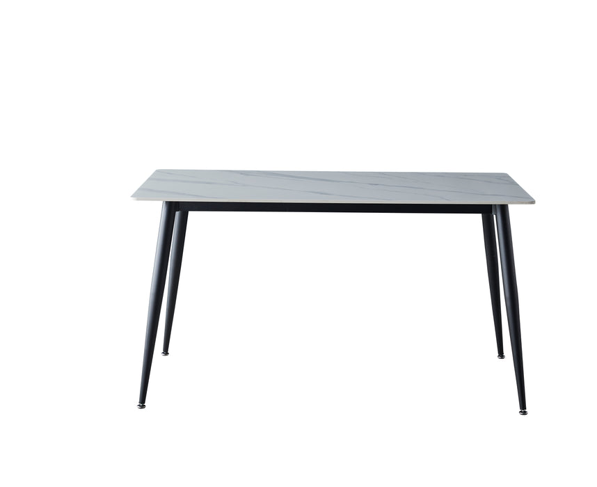 Benjamin Dining Table Snow White Ceramic