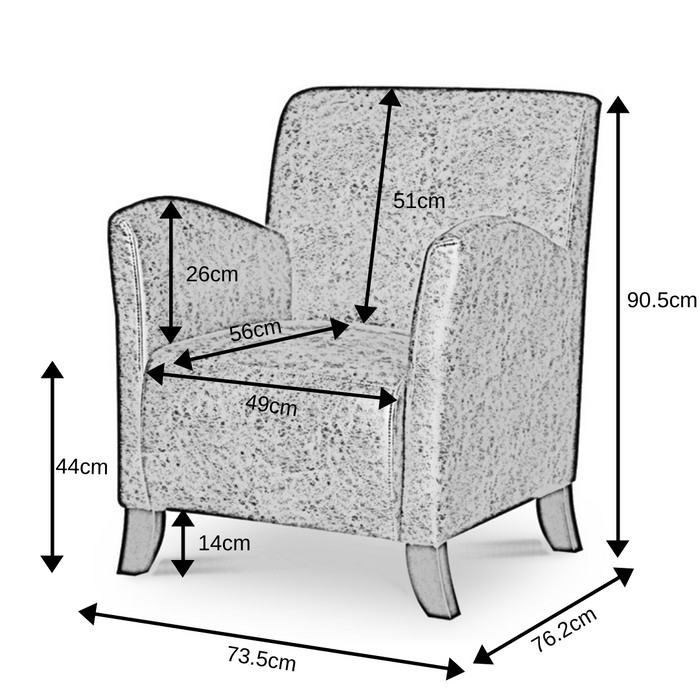 Theodore Chair Tan Faux Leather