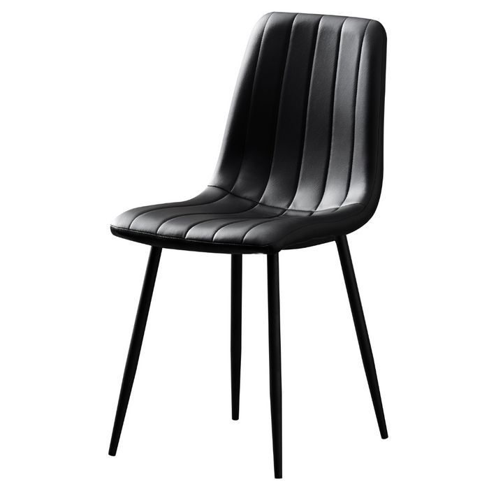 Theo Chair Black Faux Leather