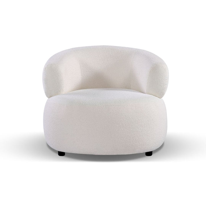 Skye Chair White Boucle