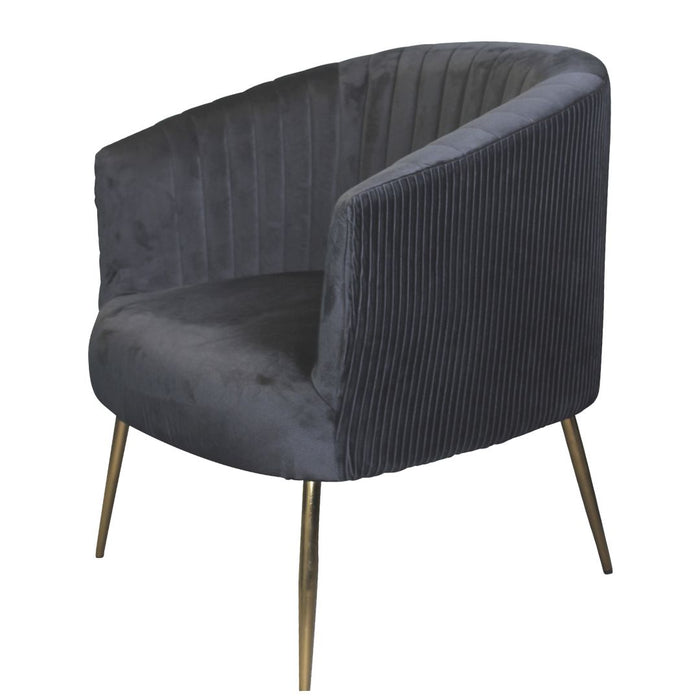Perla Chair Black Velvet