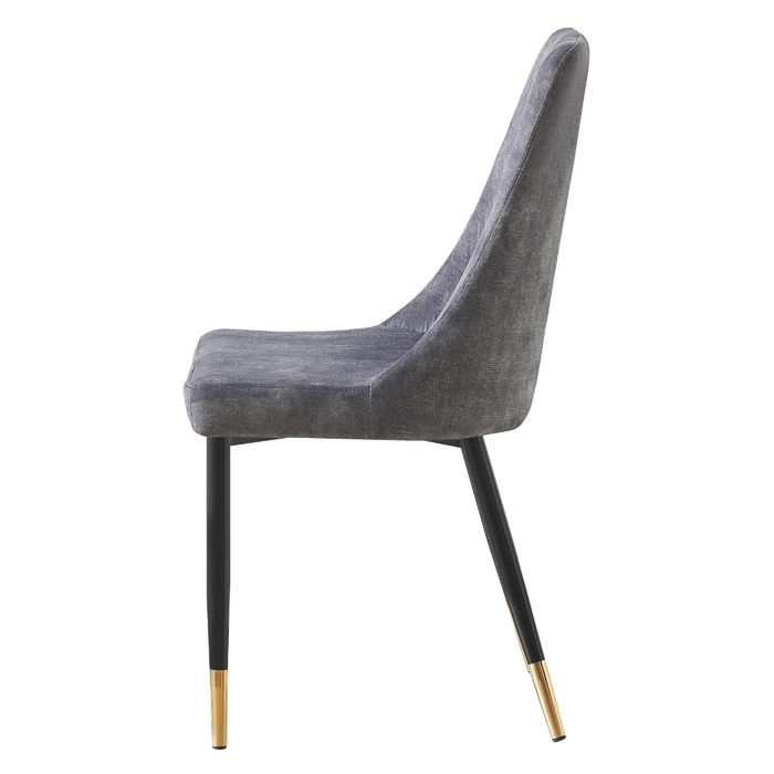 Maddison Chair Grey Velvet