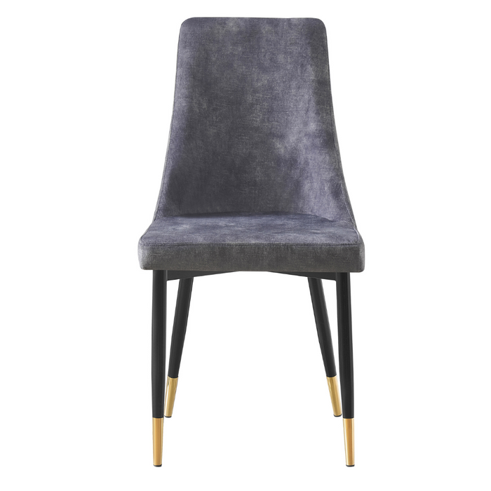 Maddison Chair Grey Velvet