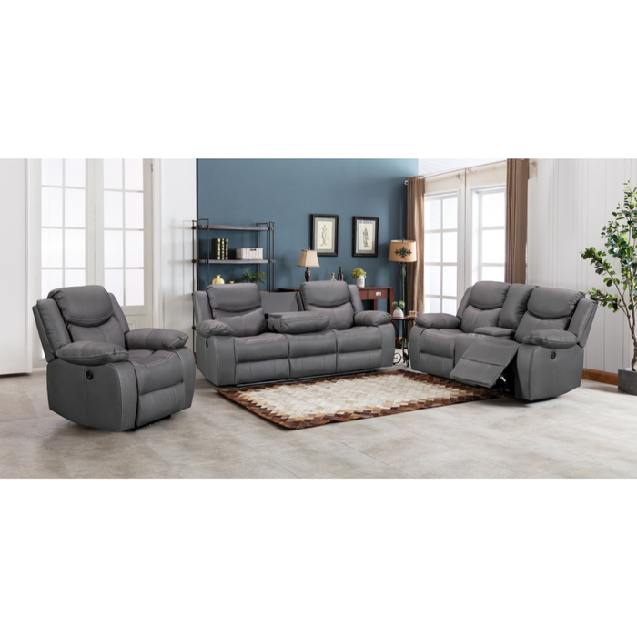 Urban 1 Seater Motion Recliner Charcoal Technology Fabric