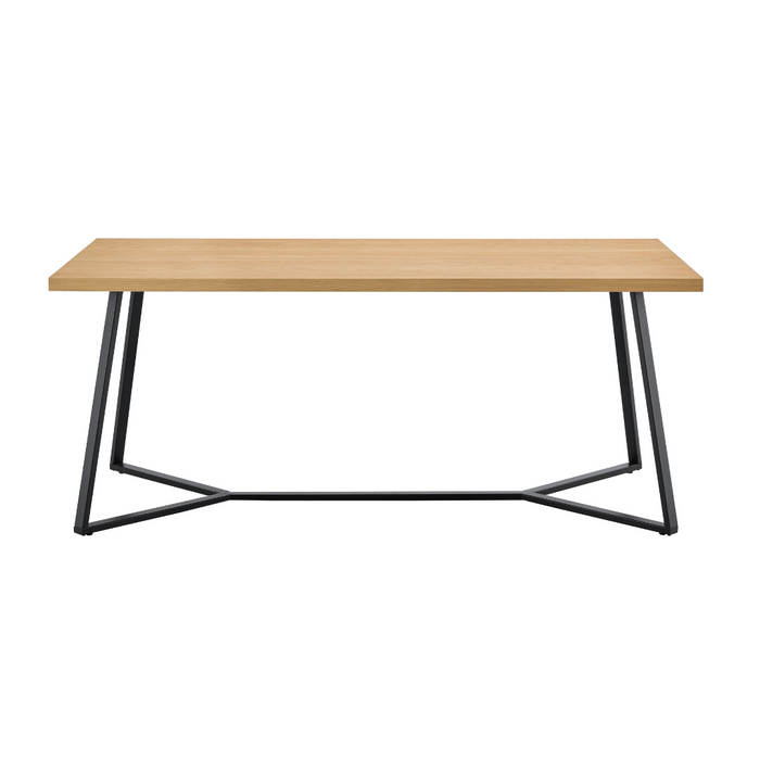 April 7 Pce Dining with Fiore Chair Black velvet - Wood