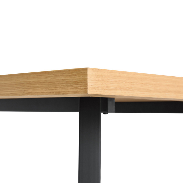 April 7 Pce Dining with Fiore Chair Grey velvet - Wood