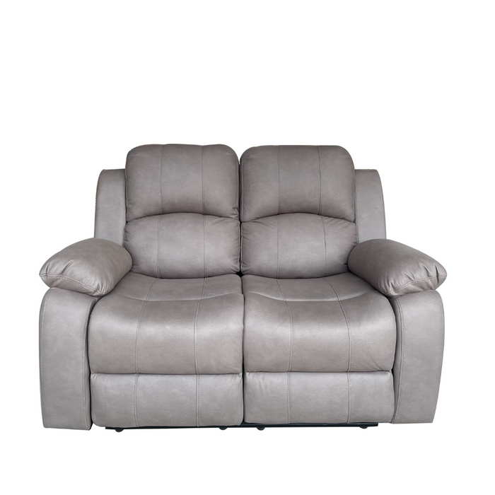 Valor 2 Seater Manual Recliner Brown Technology Fabric