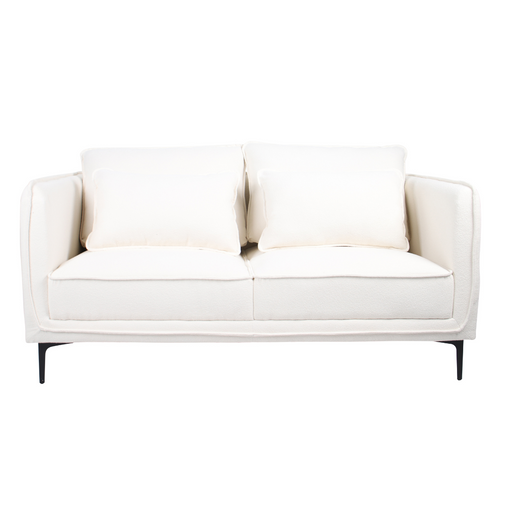 Cheswick 2 Seater Sofa Antique White boucle 163cm