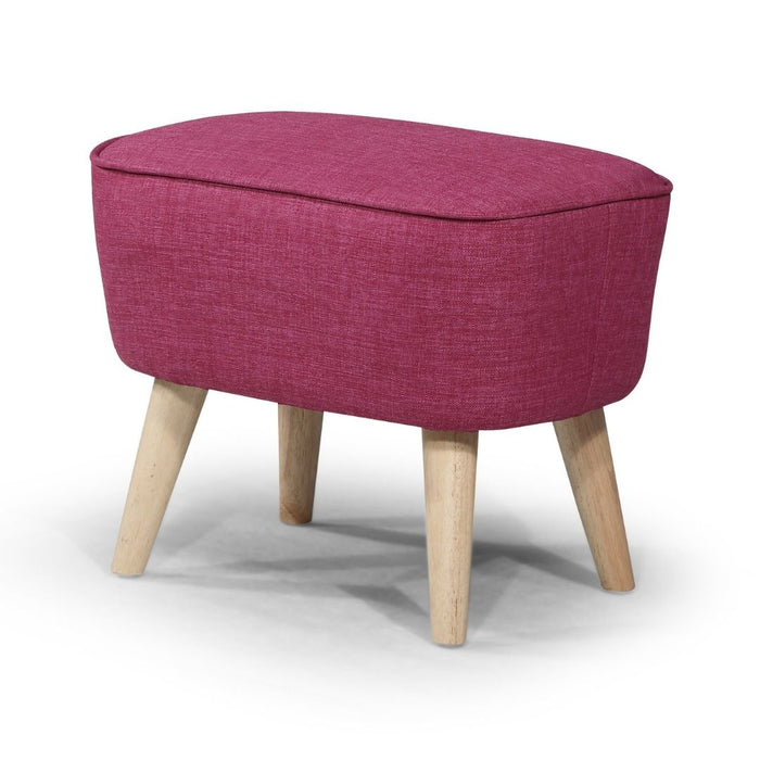 Georgia Foot Stool - Magenta