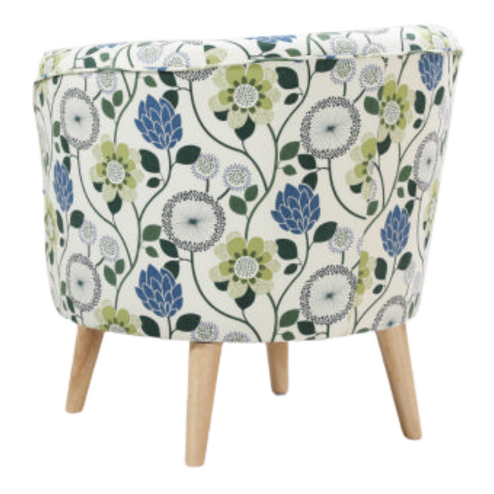 Stamford Arm Chair Scandi Digital Print Fabric