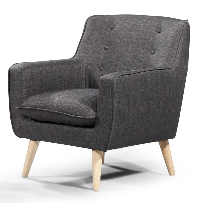 Georgia Chair - Gunmetal