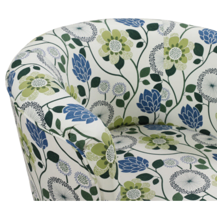Stamford Arm Chair Scandi Digital Print Fabric