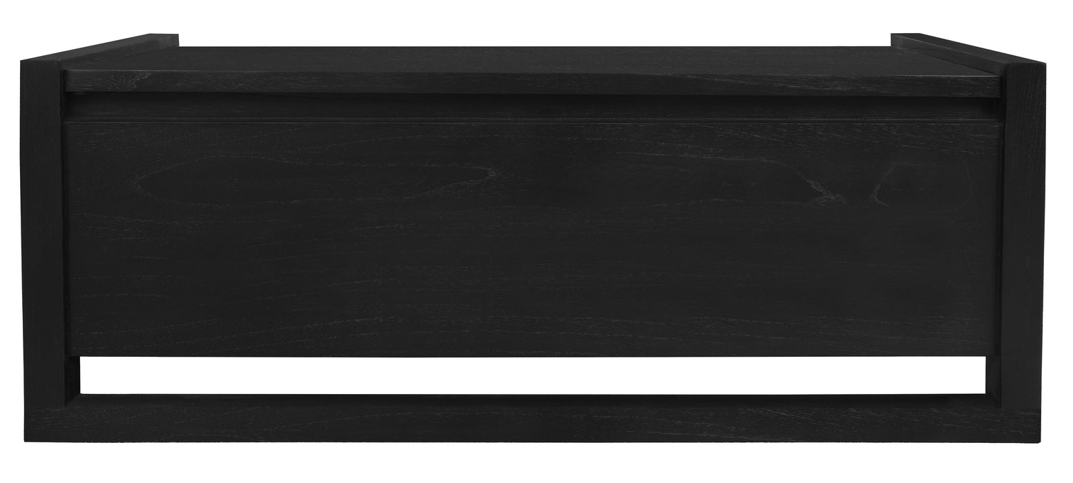 Jasper Blanket Box/Storage Bench (Black)