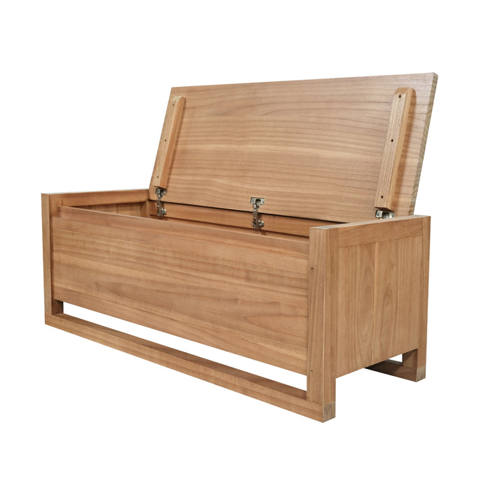Jasper Blanket Box/Storage Bench (Natural)