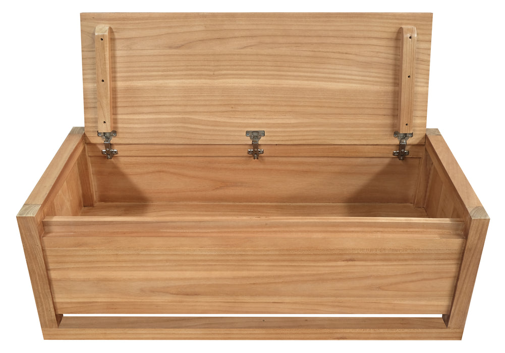 Jasper Blanket Box/Storage Bench (Natural)