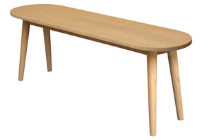 Huntley Solid Oak Bench (Natural)