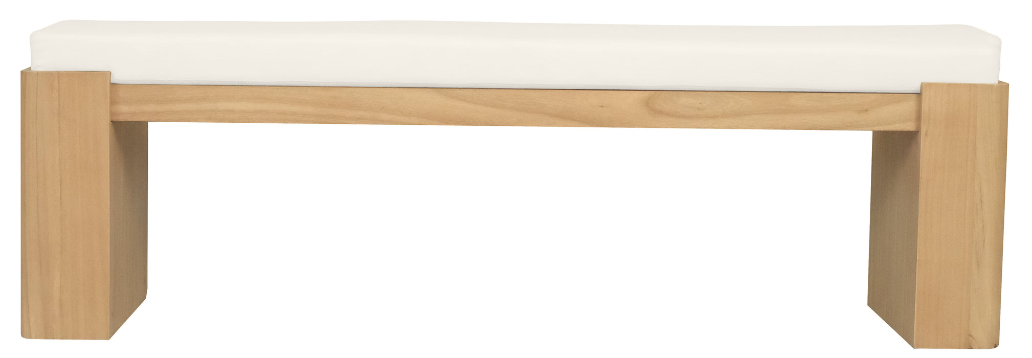 Adelle Solid Mindi Timber Bench - Large (Natural)