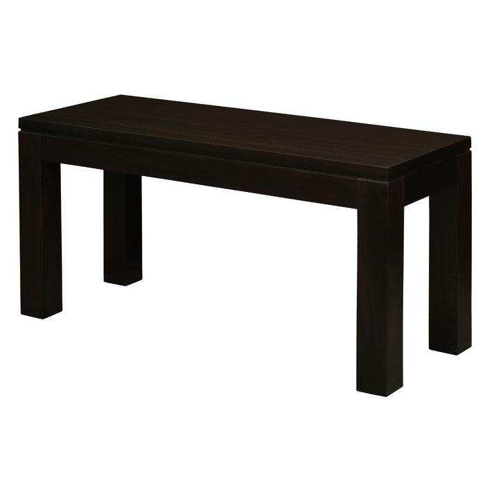 Tilda Solid Mahogany Bench - Small (Chocolate)