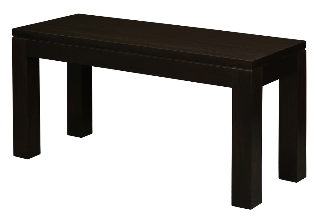 Tilda Solid Mahogany Bench - Small (Chocolate)