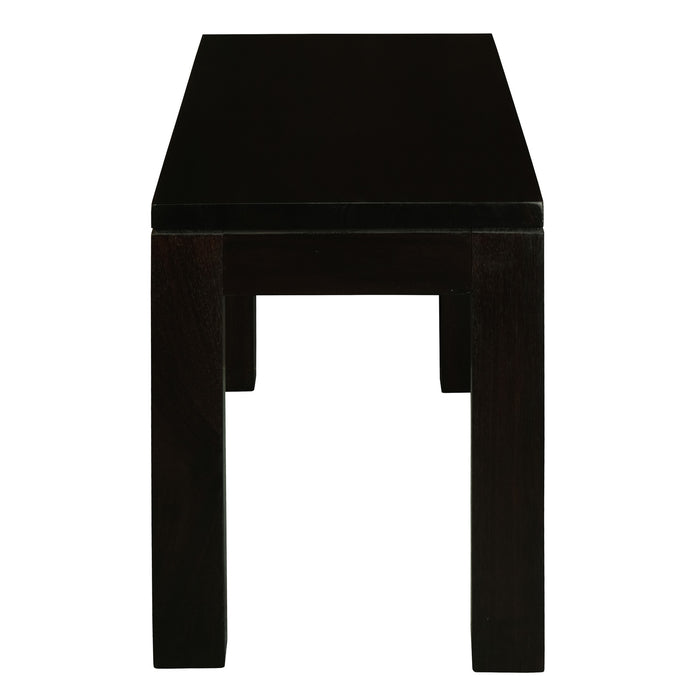 Tilda Solid Mahogany Bench - Small (Chocolate)