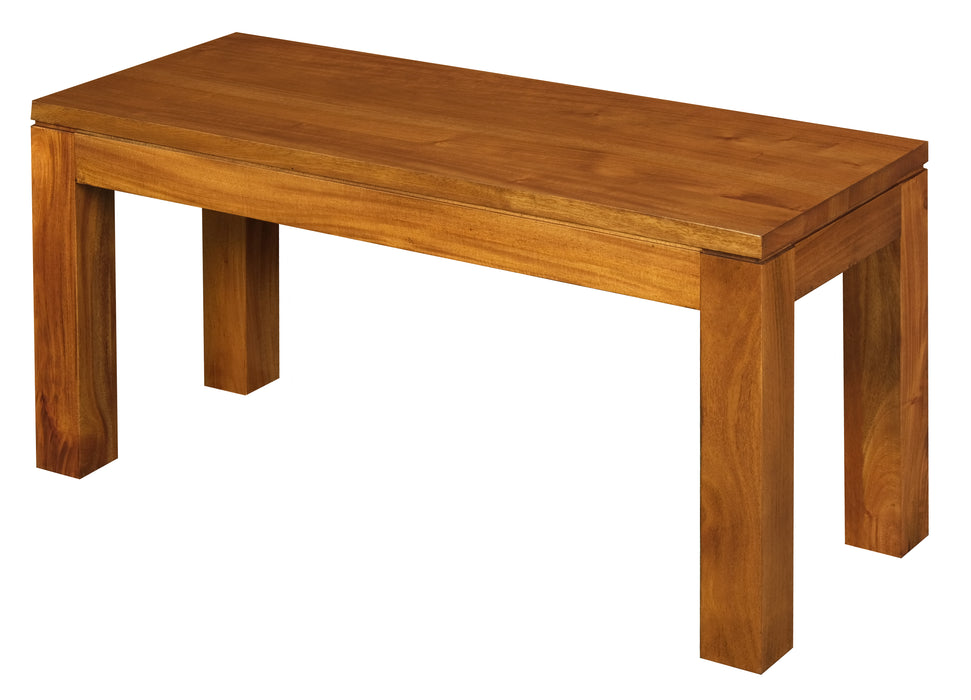 Tilda Solid Mahogany Bench - Small (Light Pecan)