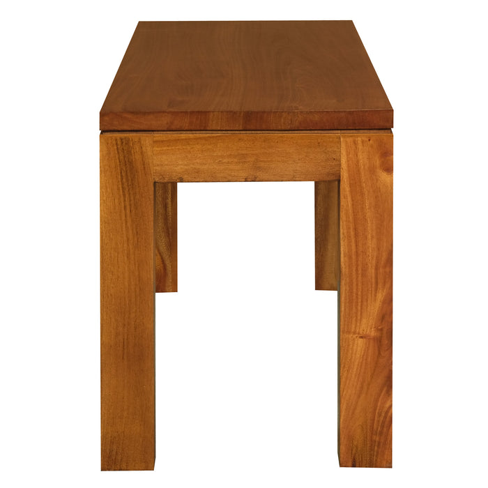Tilda Solid Mahogany Bench - Small (Light Pecan)