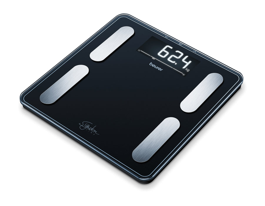 Beurer BF400W Digital Glass Body Fat Scale: Signature Line