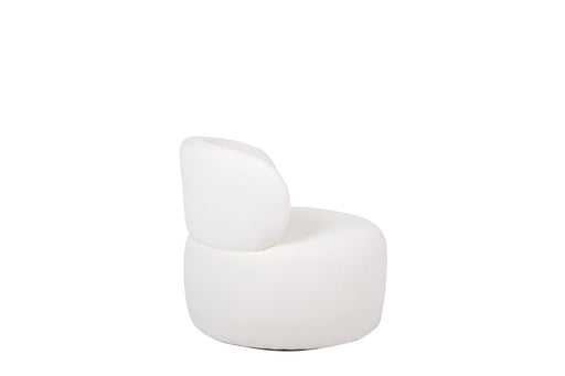 Fairbourne Swivel Chair Antique White boucle
