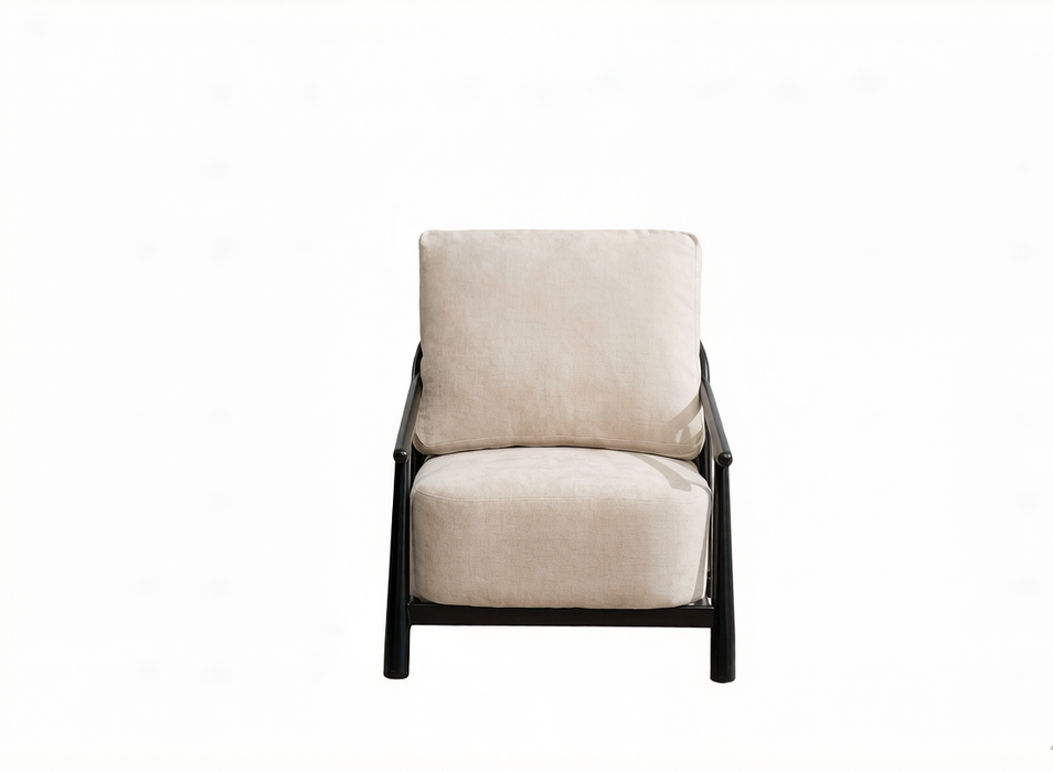Amberley Chair Beige Black detail