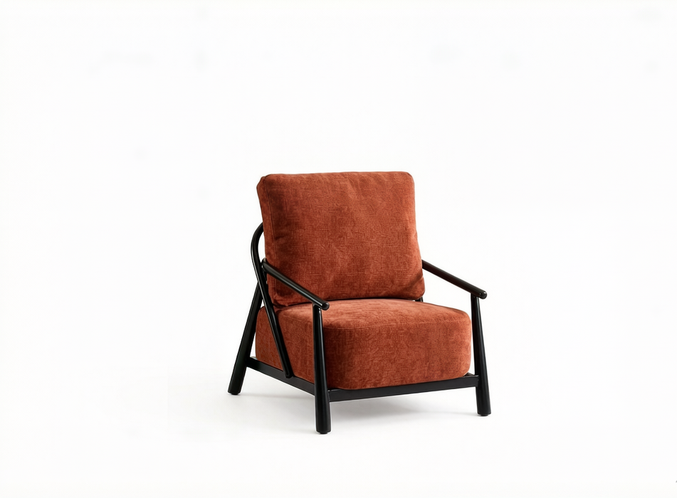 Amberley Chair Burgundy Black detail