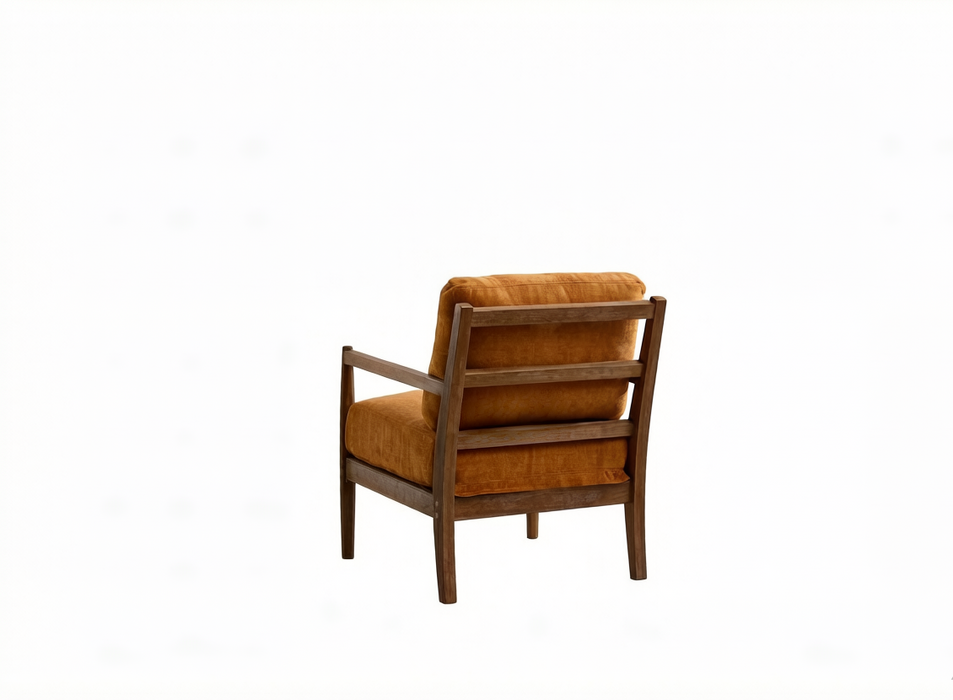 Alden Chair Ochre Walnut detail