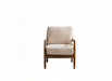 Alden Chair Beige Walnut detail