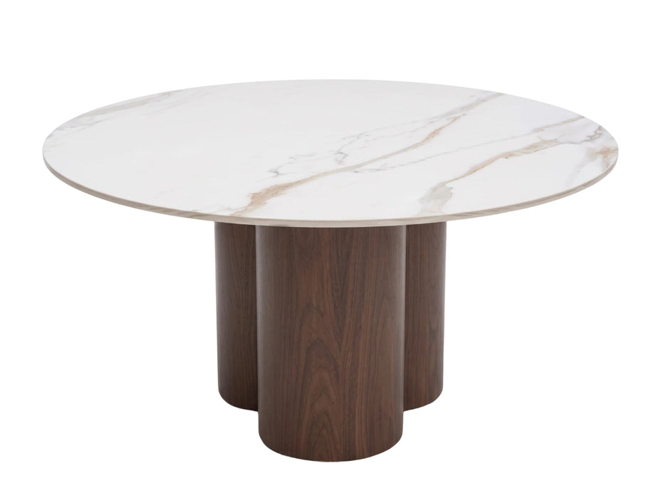 Gresham Coffee Table 80cm Round - Brown
