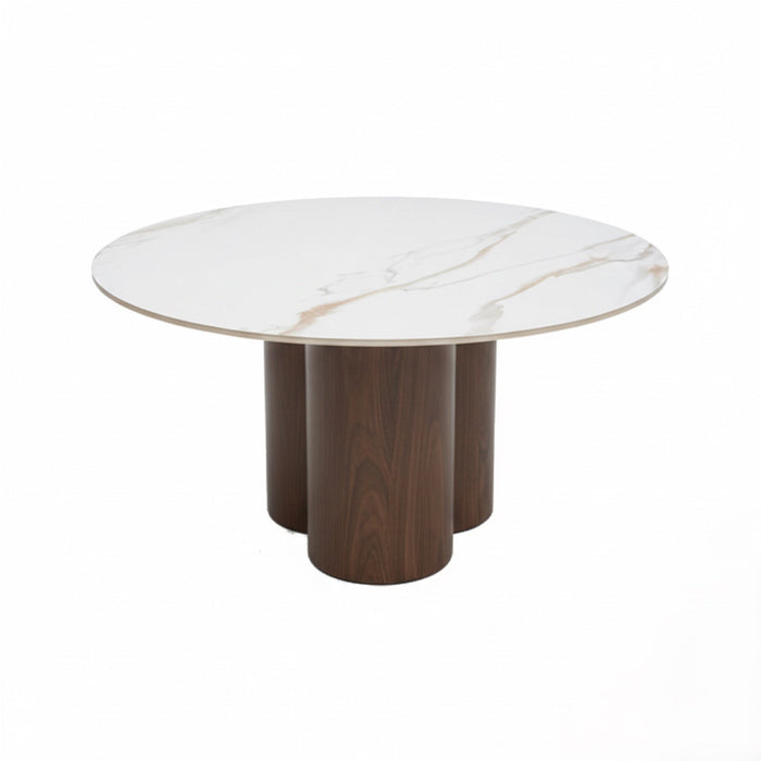 Gresham Coffee Table 80cm Round - Brown