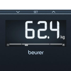 Beurer BF400W Digital Glass Body Fat Scale: Signature Line