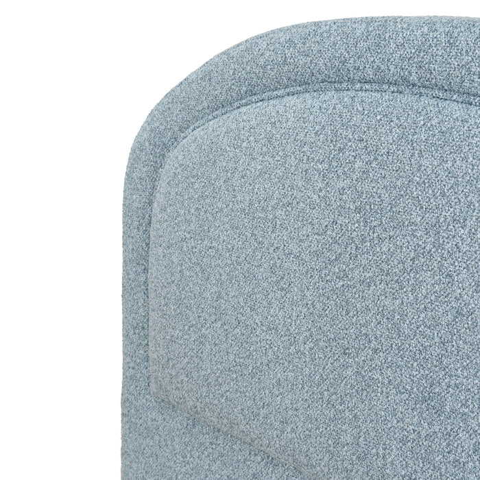 Rumina Single Bedhead - Dusty Blue