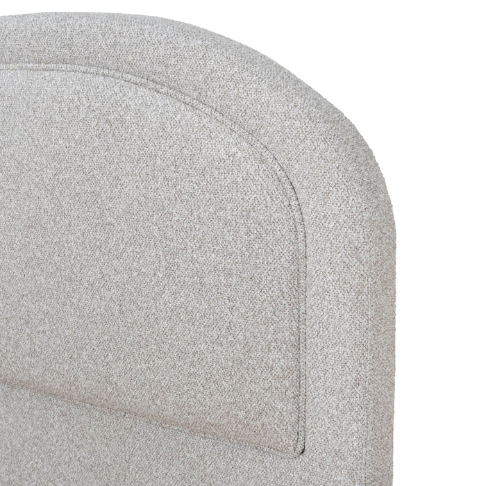 Rumina Single Bedhead - Clay Grey