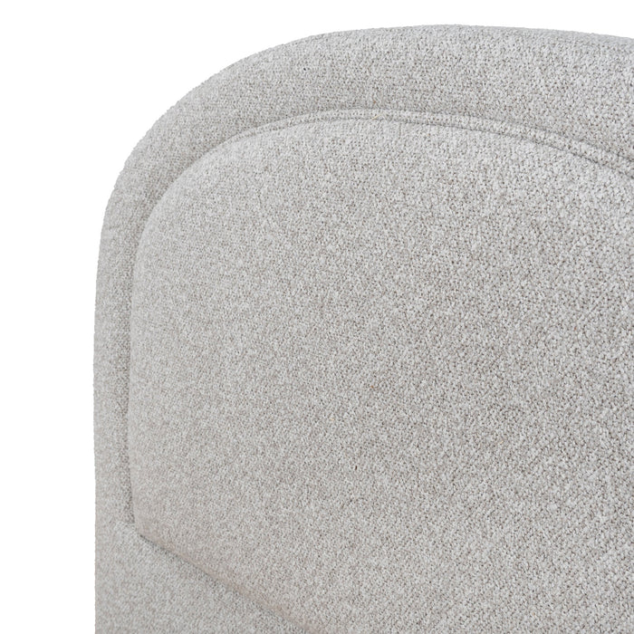 Rumina Single Bedhead - Clay Grey
