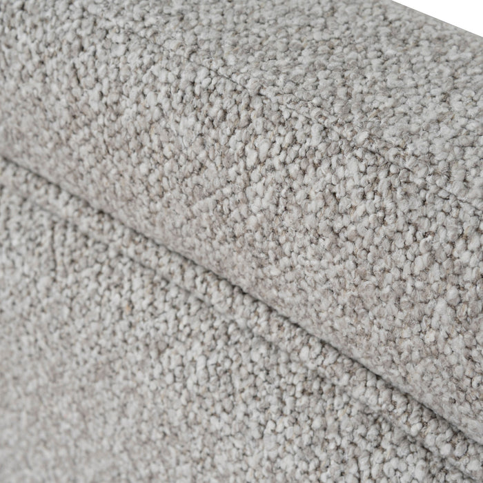 Rumina Single Bedhead - Clay Grey