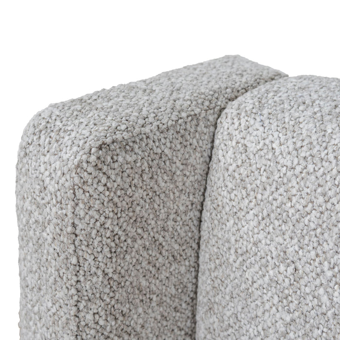 Rakiya Single Bedhead - Clay Grey