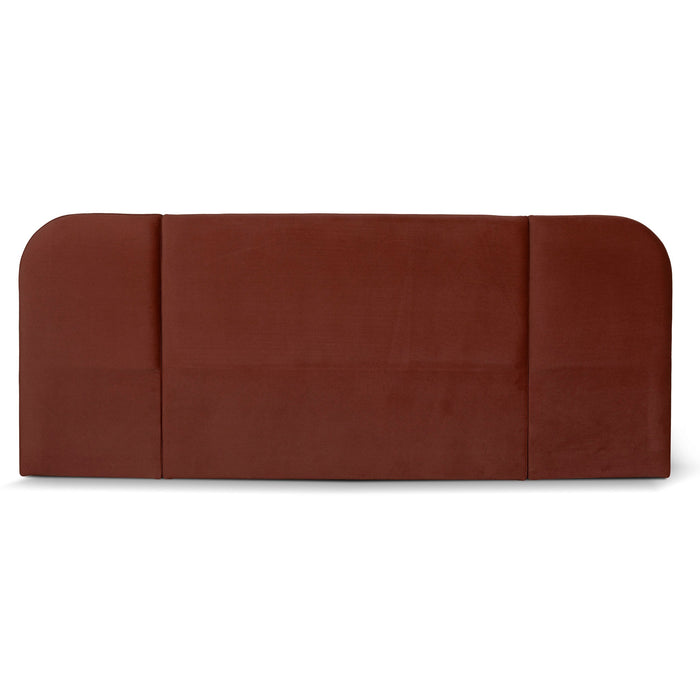 Grimaldo Queen Bedhead - Burnt Maroon