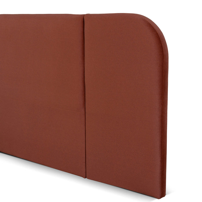 Grimaldo Queen Bedhead - Burnt Maroon