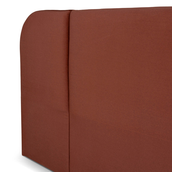 Grimaldo Queen Bedhead - Burnt Maroon