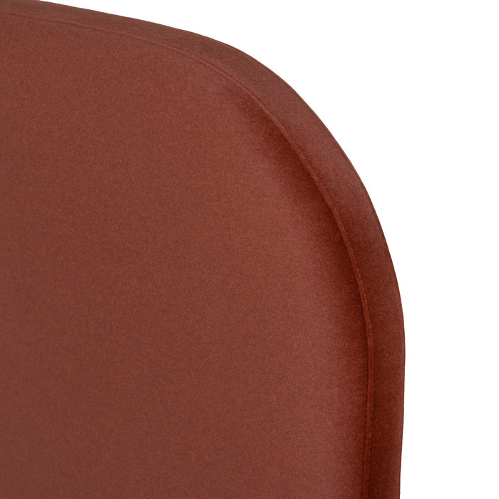 Grimaldo Queen Bedhead - Burnt Maroon