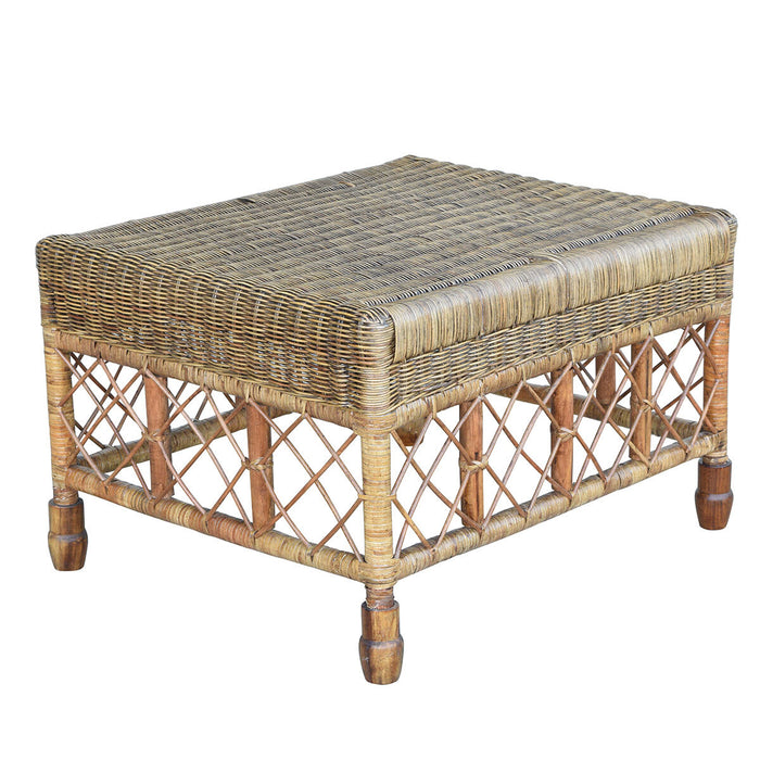 Plantation Lattice Ottoman