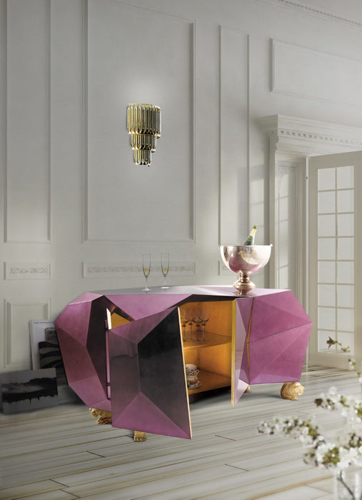 Diamond Amethyst Sideboard