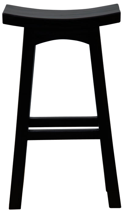 Kyoto Solid Timber Bar Height Stool (Chocolate)