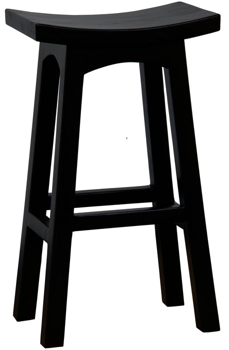 Kyoto Solid Timber Bar Height Stool (Chocolate)