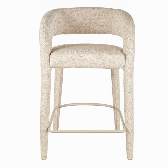 Roni 65cm Bar Stool - Pale Beige