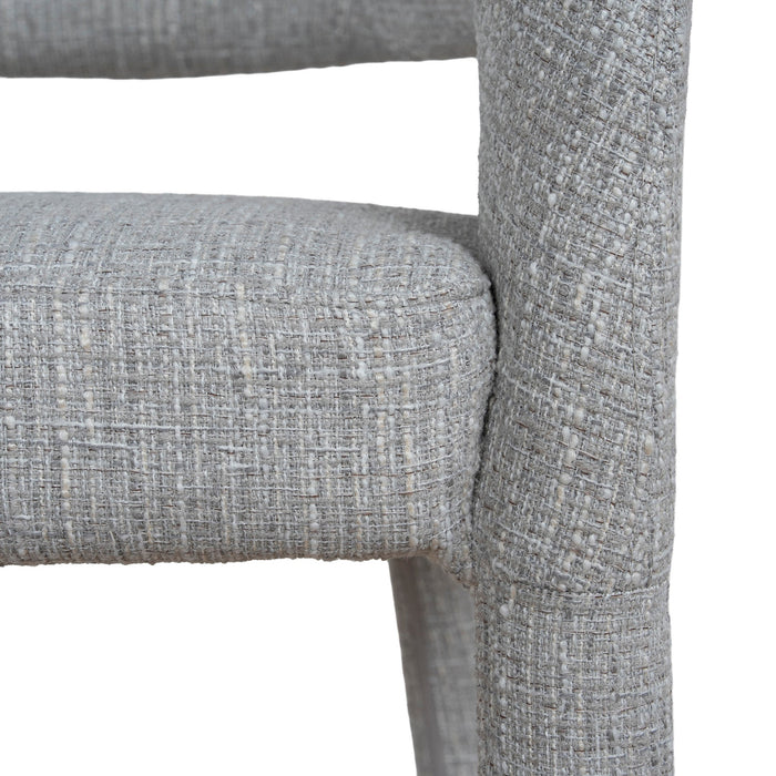 Roni 65cm Bar Stool - Chrome Grey